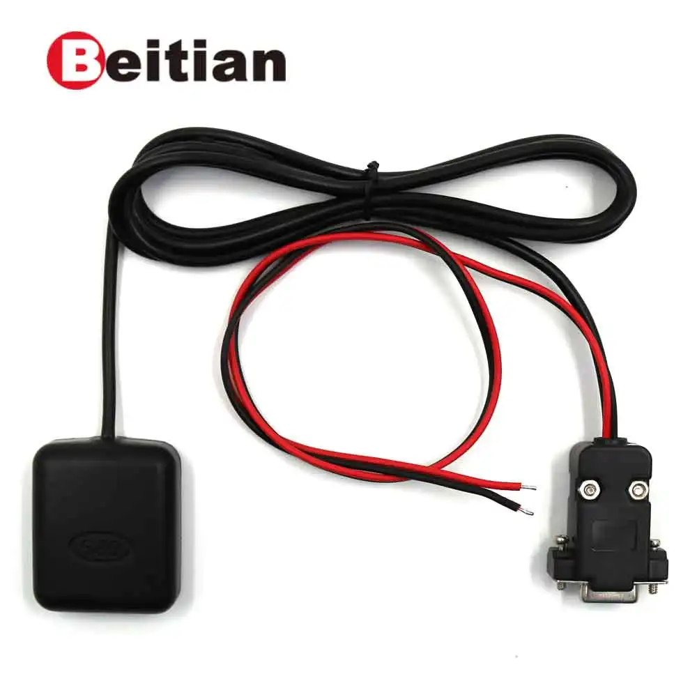 BEITIAN RS232 DB 9 женский + кабель питания GNSS приемник Двойной GPS GLONASS 9600 NMEA 4M FLASH 2 0 M BN