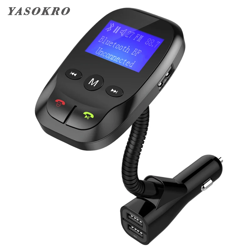 Автомобильный Fm передатчик Bluetooth беспроводной автомобильный радиоприемник AUX