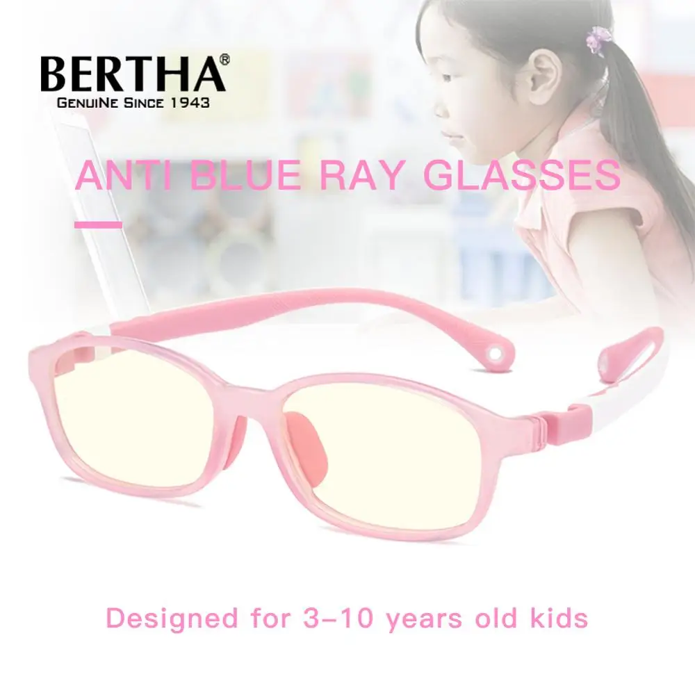 Берта анти синий светильник детские очки 2020 новый детский блокирующие Дети