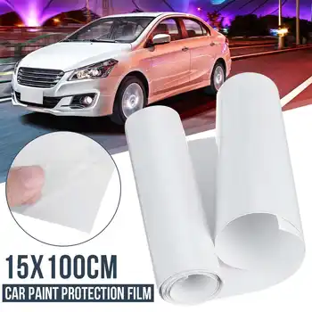 

15x100cm Car Protection Film Skin Car Sticker Anti Scratch Clear Protective Film Car Bumper Hood Paint Protection Sticker