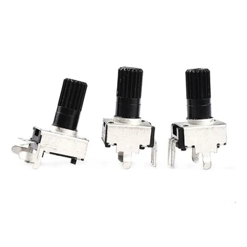 

10pcs Rv09 Vertical 12.5mm Shaft 1k 2k 5k 10k 20k 50k 100k 0932 Adjustable Resistor 9 Type 3pin Seal Potentiometer