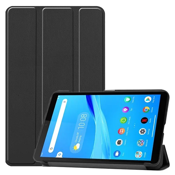 Ультратонкий чехол для lenovo Tab M7 Магнитный чехол для lenovo Tab M7 TB-7305X TB-7305I TB-7305F - Цвет: black