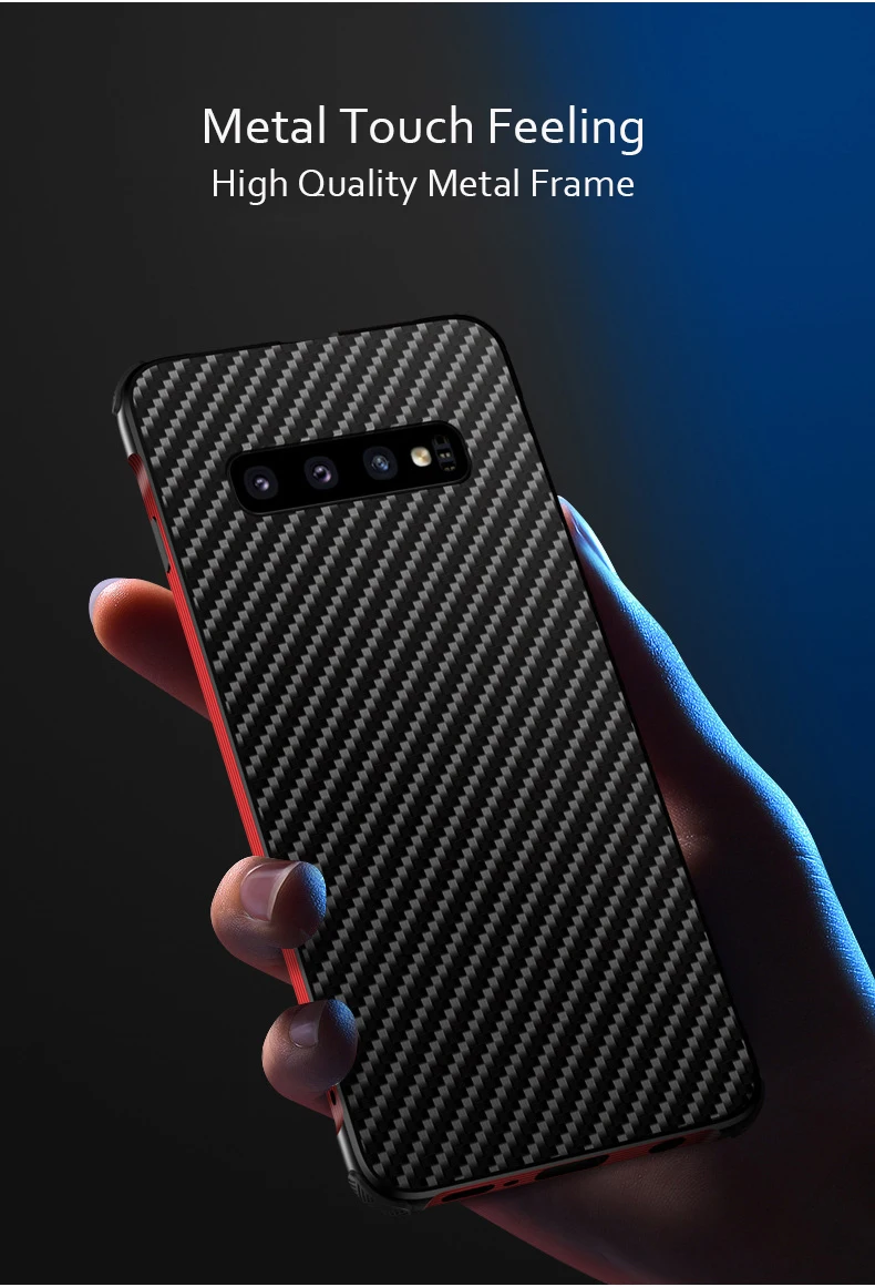 Металлический каркас из углеродного волокна, чехол для samsung Note 10 Note 9 Note 8, ударопрочный чехол, бампер, чехол для samsung S8 S9 S10 Plus