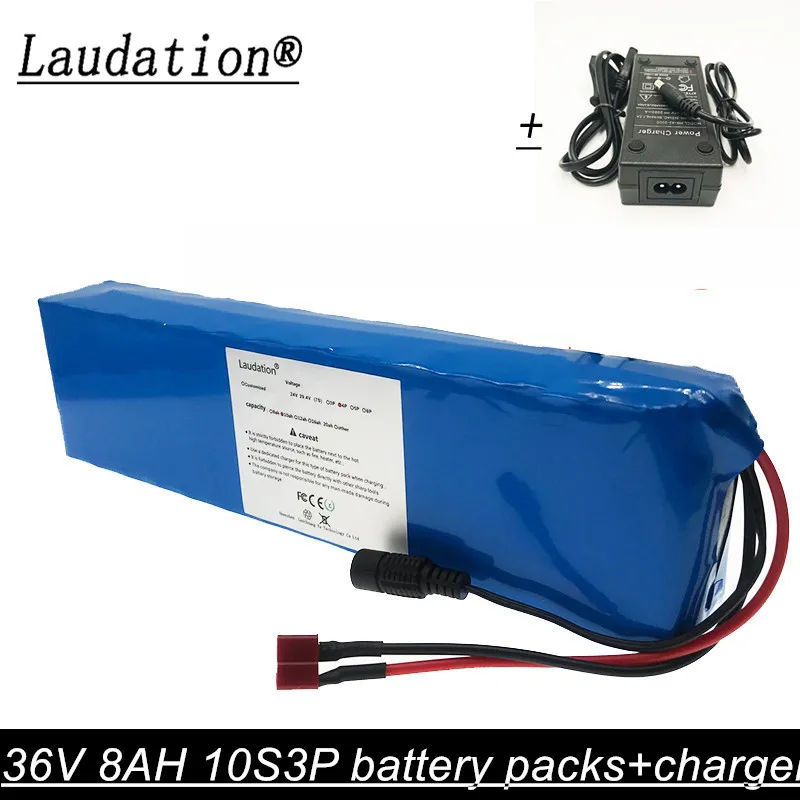 

36v lithium battery 10s3p 8AH 18650 electric scooter battery pack built-in 15A bms 36v battery bms electric scooter battery pack with charger