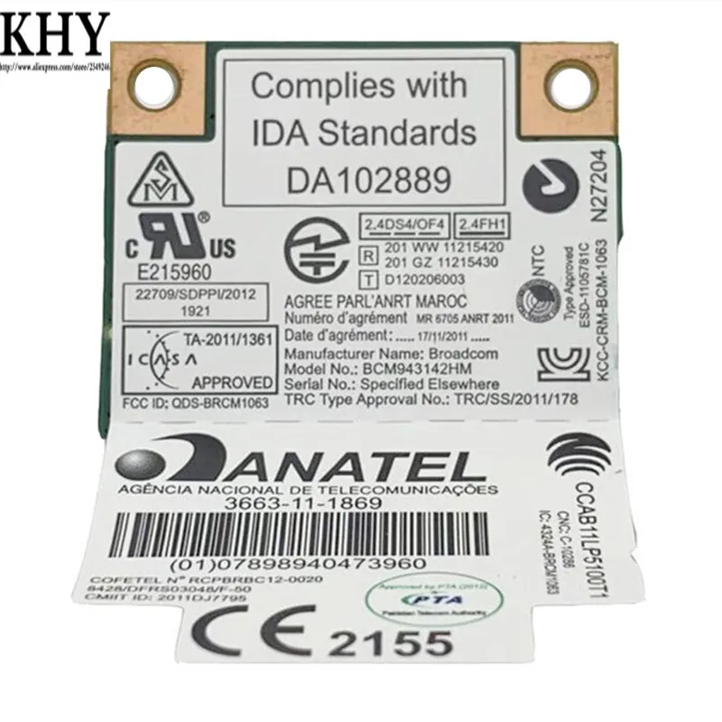 Wi-Fi BGN+ BT4.0 карты для lenovo 20200439 20200440 20200224 20200222 11202485 20200336 20200571 20200437 20200217 20200497 серии