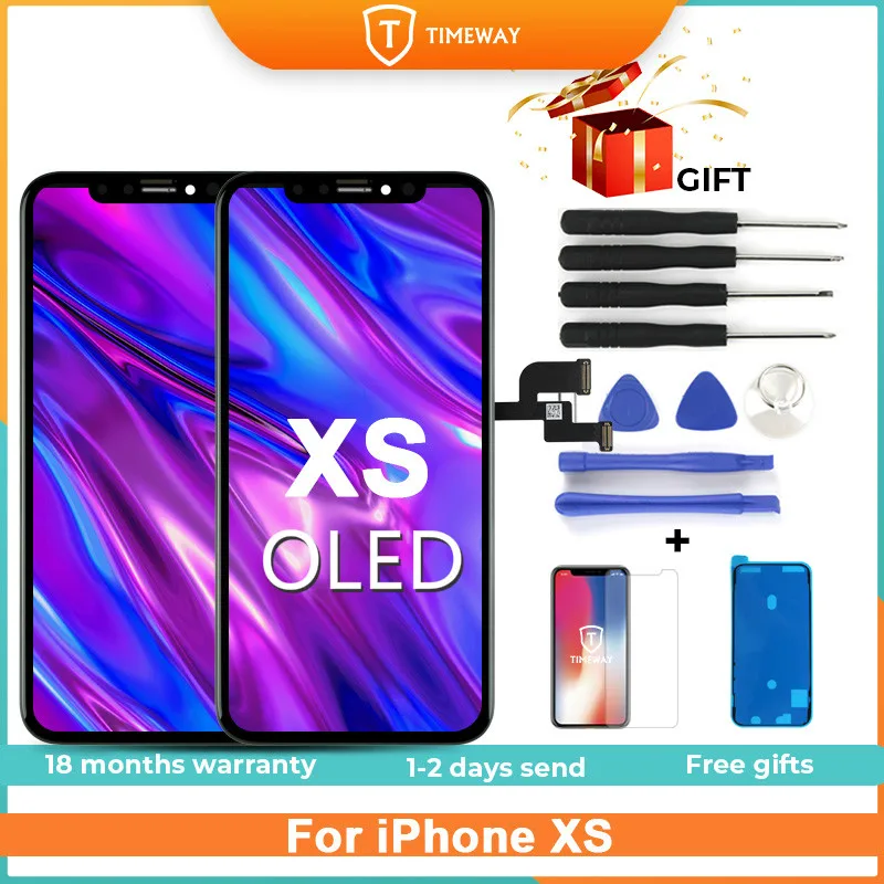 Oled экран Timeway для iPhone XS сменный ЖК дисплей с сенсорным экраном в сборе Холодная