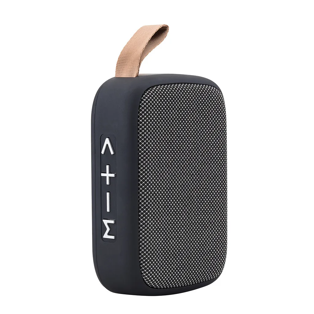 Gray Динамик беспроводной Bluetooth мини-динамик стерео портативный динамик s сабвуфер Bluetooth с SD FM наружная Колонка громкий динамик# D2 - Цвет: Gray