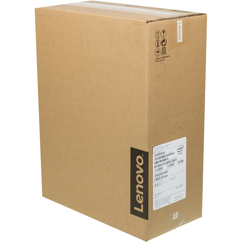 Компьютер LENOVO IdeaCentre 510S-07ICB, Intel Celeron G4900, DDR4 4Гб, 1000Гб, Intel UHD graphics 610, Free DOS, кабели