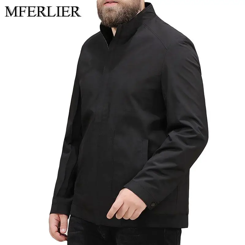 Зима Осень плюс размерные куртки мужские 8XL 7XL 6XL 5XL бюст 152 см длинный рукав мужские куртки