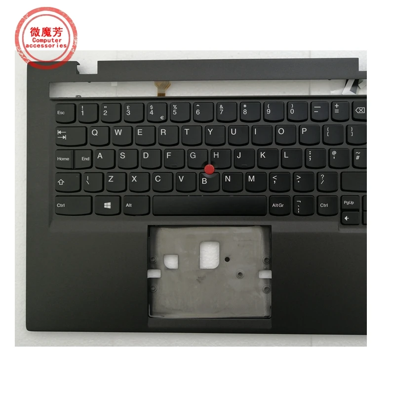 Teclado para Notebook Inglês com Retroiluminado Lenovo Thinkpad X1c 2014×1 Carbono Gen tipo 20a7 20a8 Reino Unido Novo