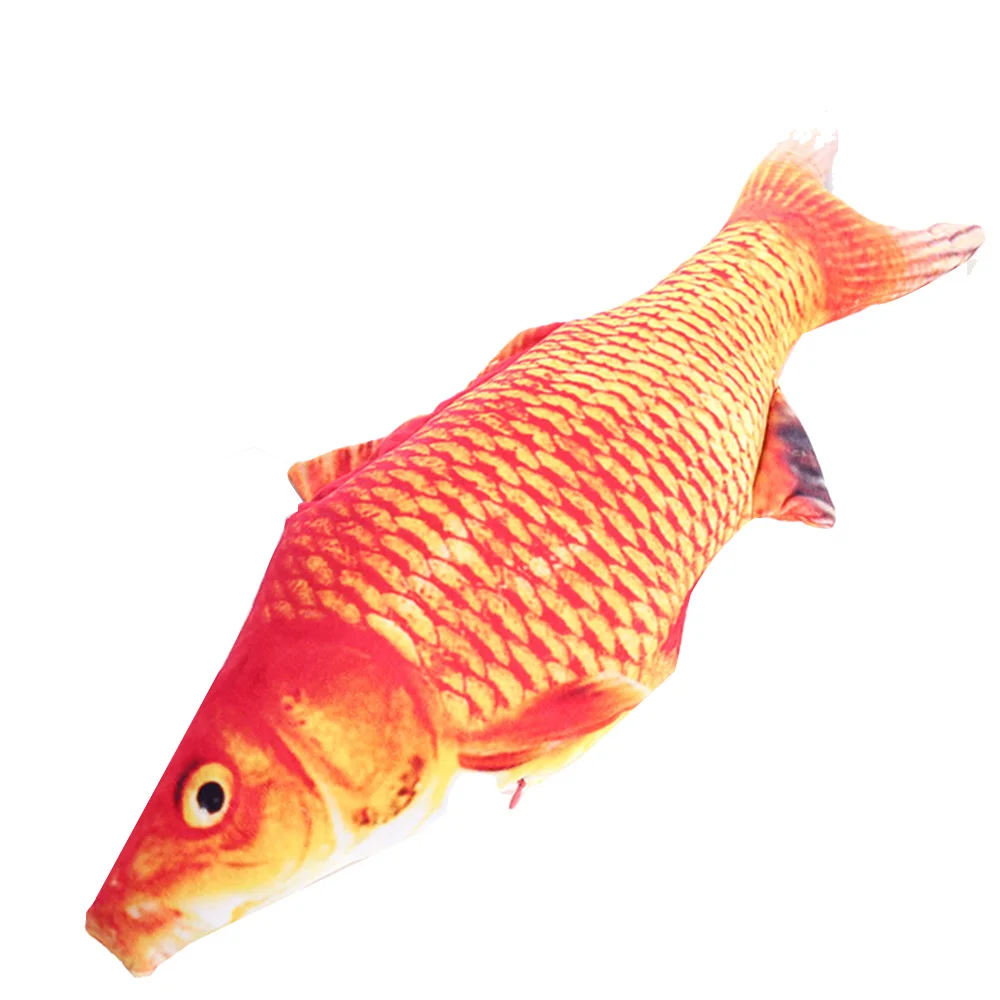 1 шт. игрушки для кошек имитация рыбы кукла Интерактивная подушка домашних