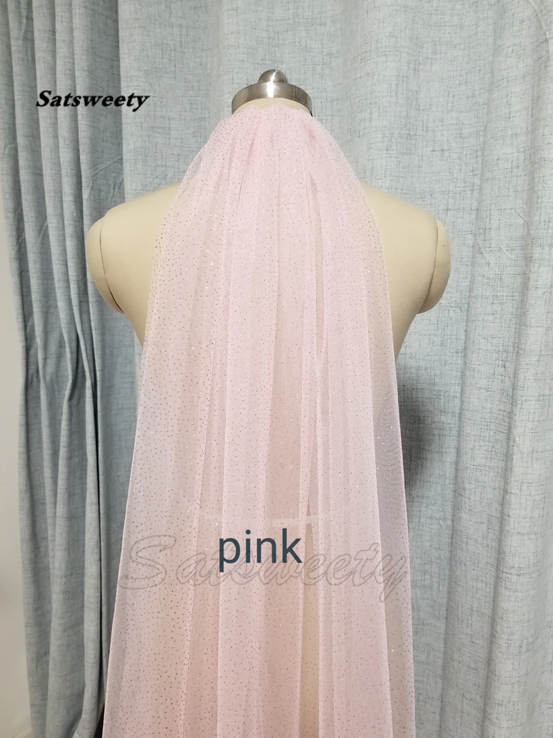 Sparkly Bling Bling Bridal Wedding Veils Bridal Veils Long Cathedral Length Sequined Beads Bride Veil With Free Comb