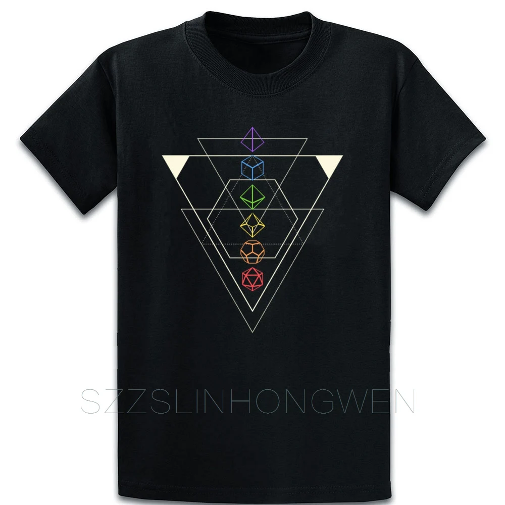 

Polyhedral Dice Set Tabletop Rpg Dungeons Crawler T Shirt Short Sleeve Over Size S-5XL Summer Style Casual Printing Shirt