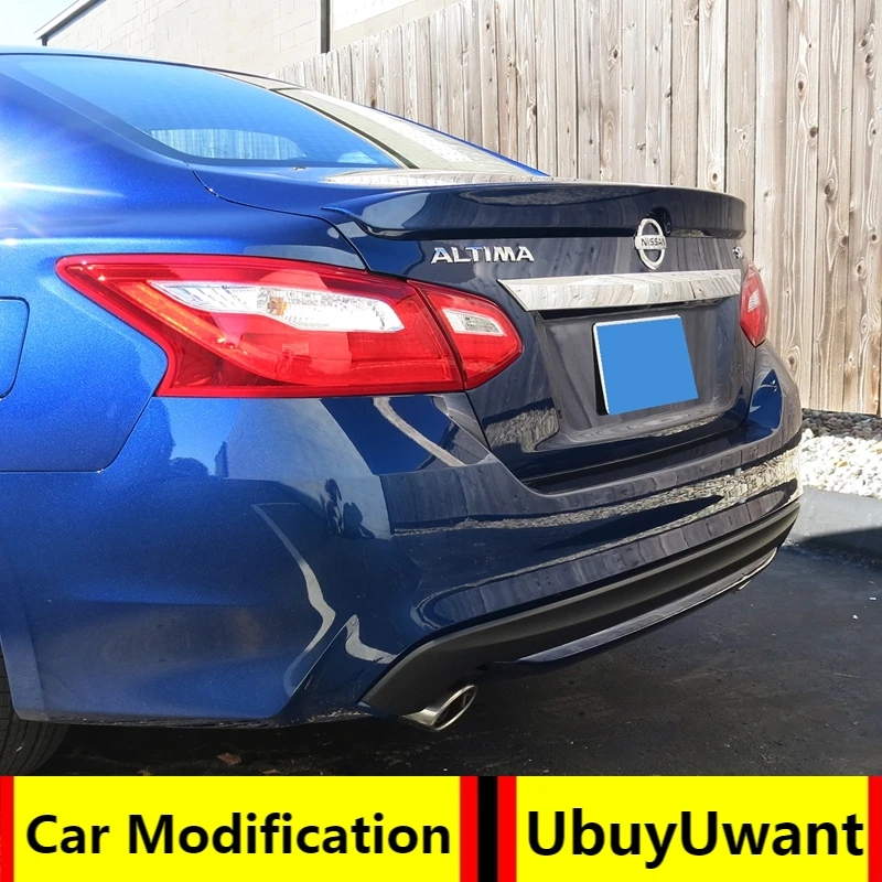 Задний спойлер для багажника Nissan Altima Teana 2016 2017 2018 материал АБС цвет грунтовки