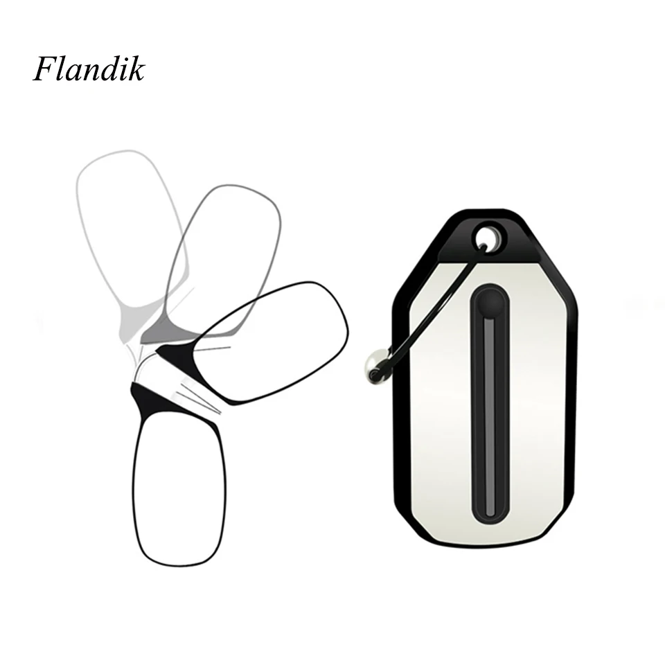 

Nose Clip Reading Glasses Portable Mini Keychain Presbyopia Glasses Men Women Magnify Eyeglasses +1.00+1.50+2.00+2.50+3.00