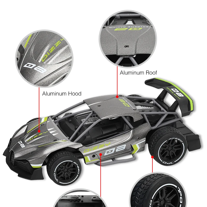 1:16 RC Drift гоночный автомобиль 2,4G 2WD металлический высокоскоростной пульт дистанционного управления 600mAh электрические игрушки машина авто подарок детский радиоуправляемый автомобиль