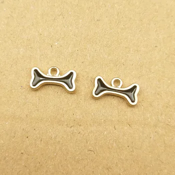 

10pcs 5x10mm enamel bone charms for jewelry making and crafting cute earring pendant necklace bracelet charms