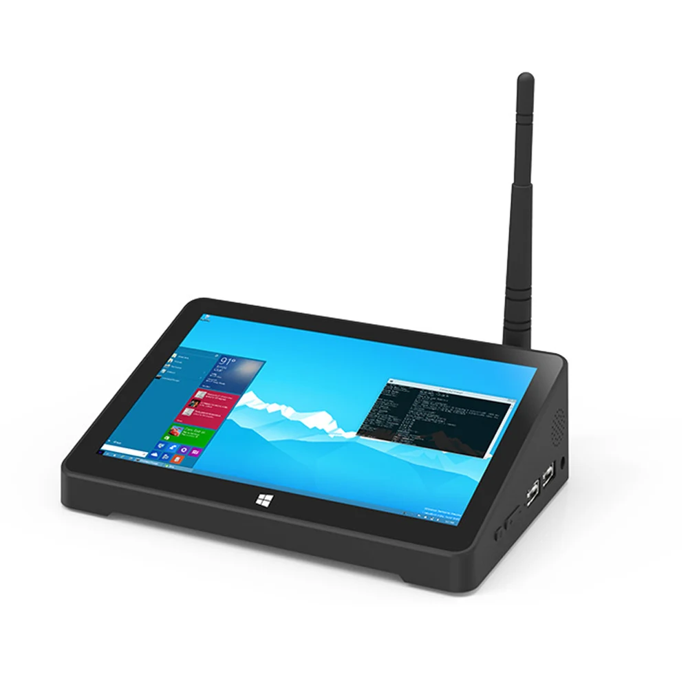 T7-W Mini PC: 7 Inch 1280x800 IPS Screen, Windows 10, Intel Z3735F, 2G RAM, 32G ROM, BT4.0, Wifi, RJ45 Description Image.