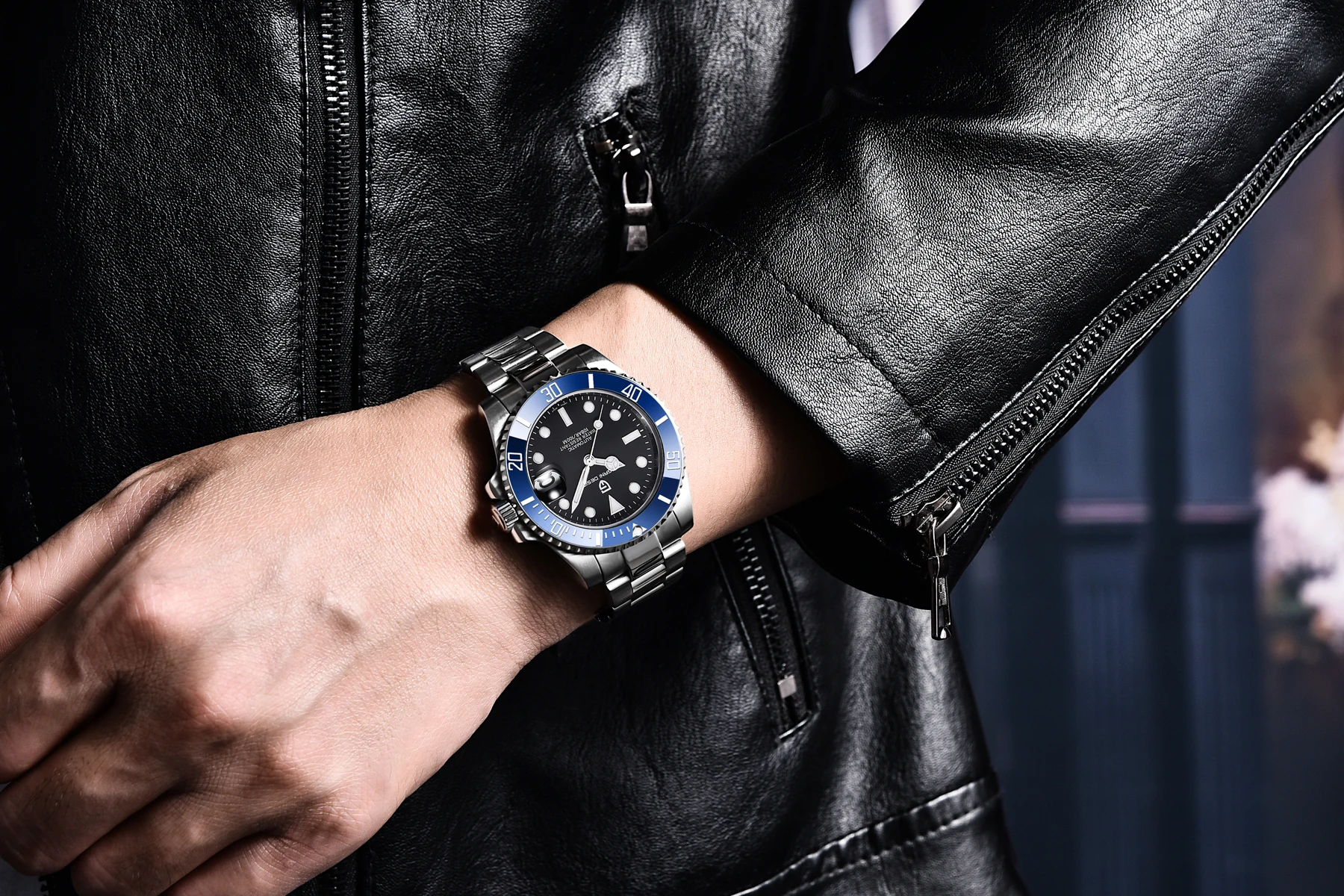 2021 PAGANI DESIGN New luxury Automatic Mechanical Watch Men's Stainless Steel Waterproof Precision Watch NH35 relogio masculino