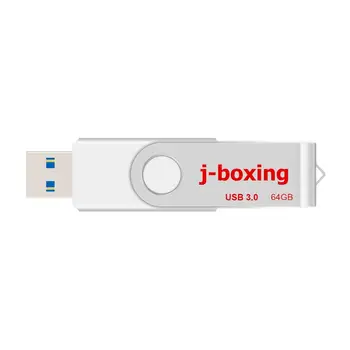 

64 GB USB 3.0 Flash Drive 64GB Thumb Drives 3.0 Swivel Memory Stick USB 3.0 Drive Backup Jump Drive for Storage USB Stick White