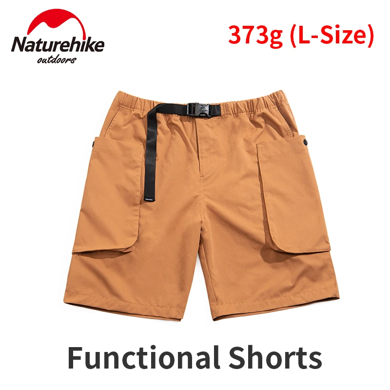 Naturehike pantalones cortos de acampada hombre, pantalón holgado informal con Bolsillo grande, cintura ajustable, para senderismo|Pantalones cortos de senderismo| - AliExpress
