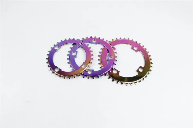 MTB Dazzle круглый узкий широкий Chainring MTB горный велосипед 104BCD 32T 34T 36T 38T crankset зубные части пластины 104 BCD