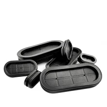 5pcs RoHS Double-side Rubber Grommets Electric Box Inlet/Outlet Cable Protector Seal Plug 3mm-25mm Non-toxic Odorless Rubber