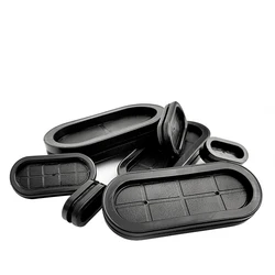 5pcs RoHS Double-side Rubber Grommets Electric Box Inlet/Outlet Cable Protector Seal Plug 3mm-25mm Non-toxic Odorless Rubber