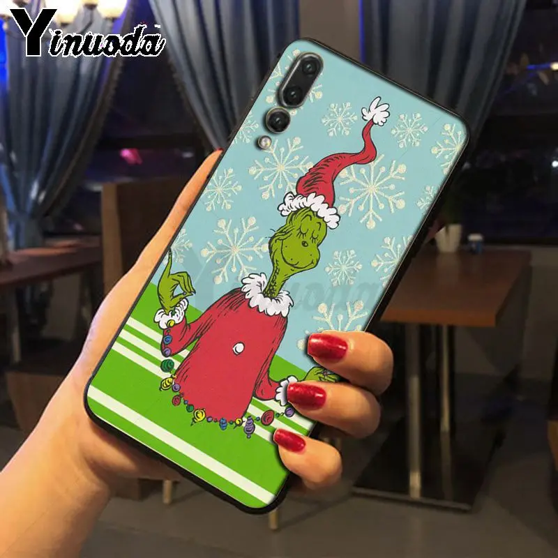 Чехол для honoer8x Green Grinch Роскошный Уникальный Дизайн чехол для телефона huawei p30 pro p20lite honor8x nova 3i P20 pro coque