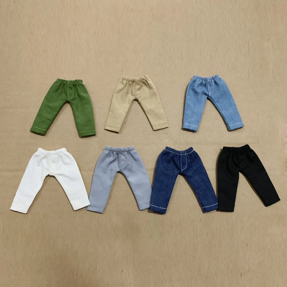 Doll Clothes Ob11 Baby Jeans For 1/12 BJD Doll Obitsu 11 Accessories Cute Pants Birthday Present