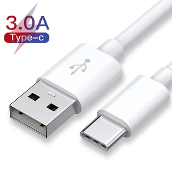 

USB Type C Cable For Samsung S10 S9 S8 A50 Xiaomi Redmi Note 7 Fast Charging USB-C Charger Mobile Phone USBC Type-C Cable