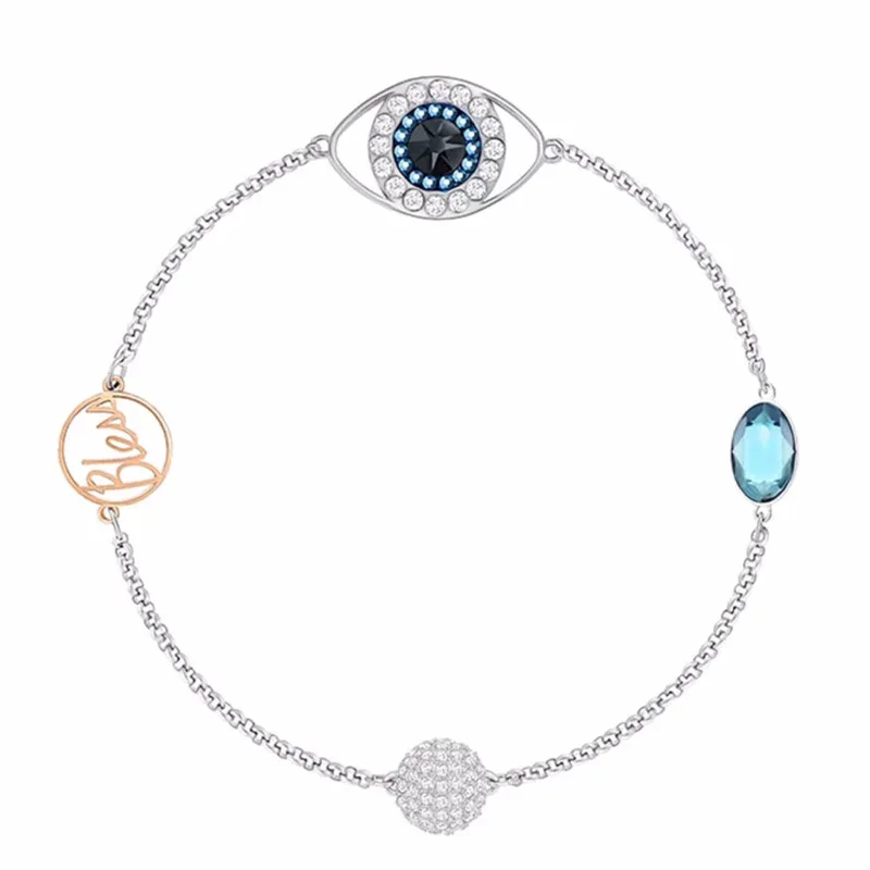 Микро инкрустированный Высококачественный Браслет дьявола, женский браслет глаз, модный и красивый