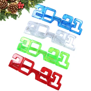 

4pcs 2021 Digital Glasses 8 Lights LED Lighting Toys (Random Color)