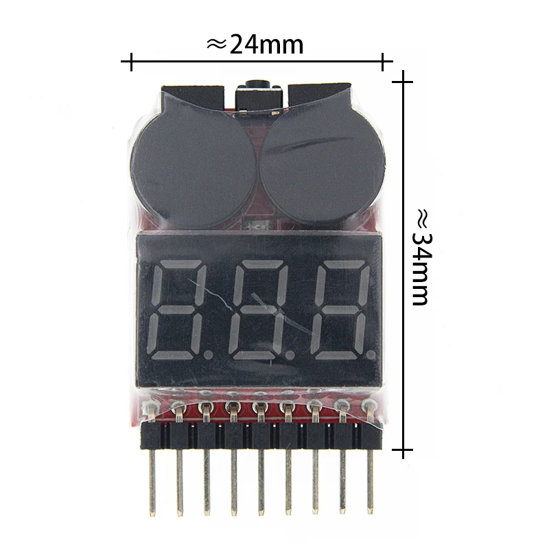1 шт. 8S Lipo/li ion/Fe RC вертолет самолет лодка и т. Д. Напряжение батареи 2 в тестер