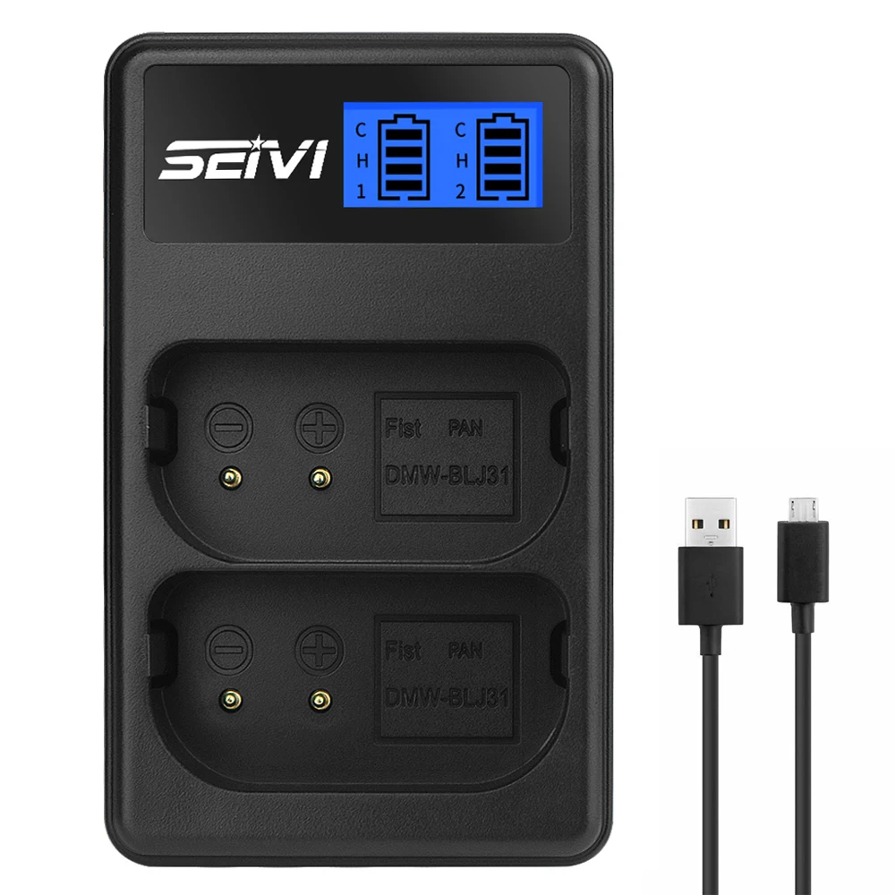 Dmw-Blj31 Dmwblj31 Blj31 Sostituzione Caricabatteria Usb Per Batterie Panasonic Lumix S1, S1R,S1H, Lumix S Series