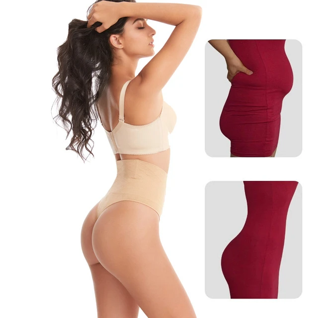 Butt Lifter Shapewear Thong High Waist Panty Sexy Slimming Tummy