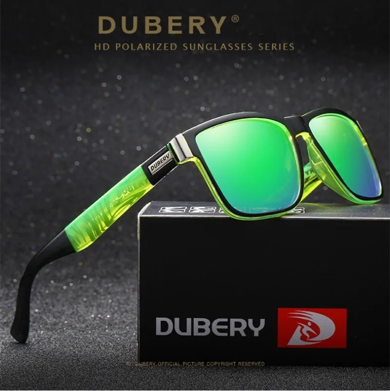 DUBERY, солнцезащитные очки для рыбалки, кемпинга, походов, поляризационные солнцезащитные очки, мужские солнцезащитные очки для мужчин, Ретро стиль, дешевые, Роскошные, фирменный дизайн