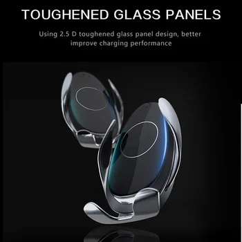 

Automatic Clamping 7.5W Car Wireless Charger For Most Smart Phones Infrared Induction Wireless Charger Car Phone Holder