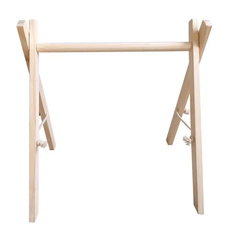 

Nordic Simple Wooden Children Room Decorations Newborn Kids Baby Fitness Rack X5XE
