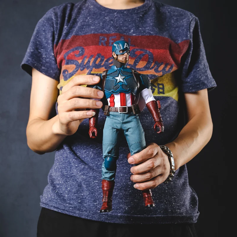 

Фигурки героев Marvel в масштабе 1:6, Мстители, Капитан Америка, рейтеон, Тор, 30 см, кукла из ПВХ, статуя ручной работы, модель, декоративная игрушка, подарок для детей