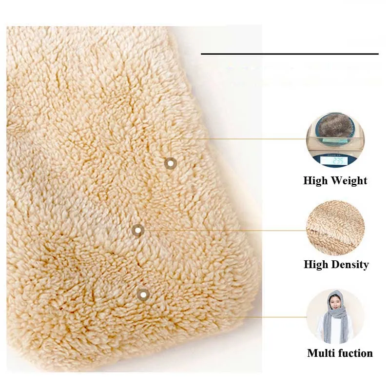 3 в 1 шарф искусственный кашемир шаль Женский взрослый зимний теплый мягкий шарф с капюшоном снуд карманы перчатки шарфы шляпа