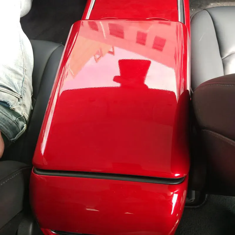 Внутренний центральный подлокотник для хранения Tesla Model 3 Y аксессуары отделки 4