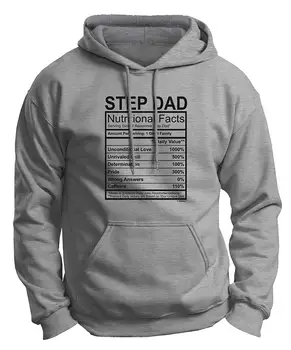

Funny Step Dad Gifts Step Dad Nutritional Facts Premium Hoodie Sweatshirt Men Women Hoodie Sweatshirt