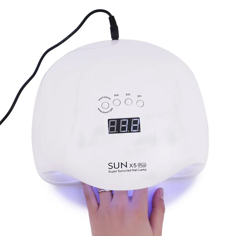SUN X5 Plus лампа для ногтей Светодиодный УФ-светильник для сушки ногтей 54 Вт Гель-лак отверждаемая лампа с автоматическим датчиком ЖК-дисплей быстросохнущая лампа для маникюра гелевые инструменты