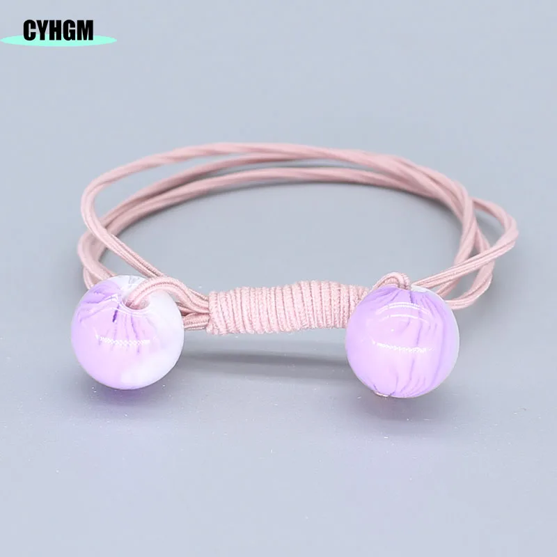 F15-2-pink-purple Эластичные резинки для волос, розовые резинки для волос, резинки для волос opaska do wlosow, аксессуары для волос для девушек и женщин, женские резинки для волос, F15-2 - Цвет: F15-2-pink-purple