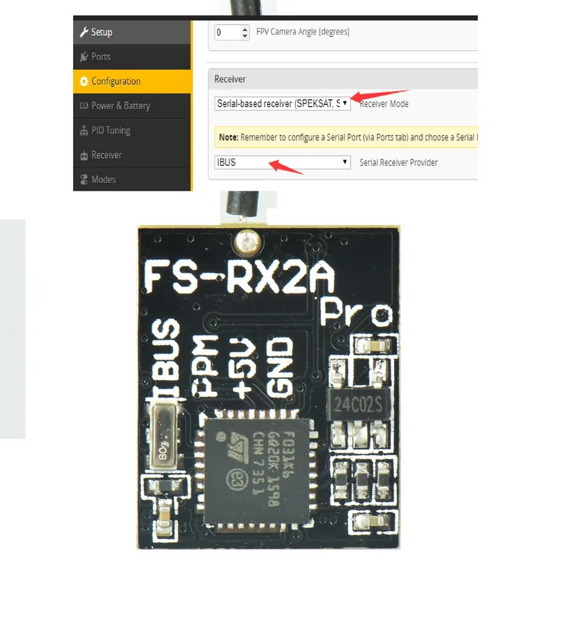 Flysky FS RX2A Pro PPM SBUS ресивер Mini RX для пульт дистанционного управления I6 I6X I6S TM8 TM10