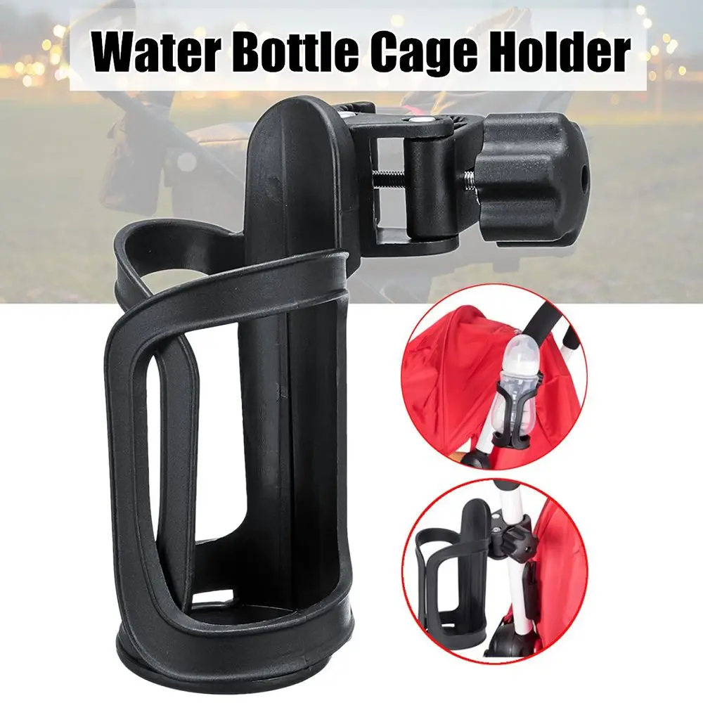 Soporte Universal para cochecito de bebé, soporte de cochecito de bebé, accesorios giratorios, gancho para botella de leche, color negro, 360