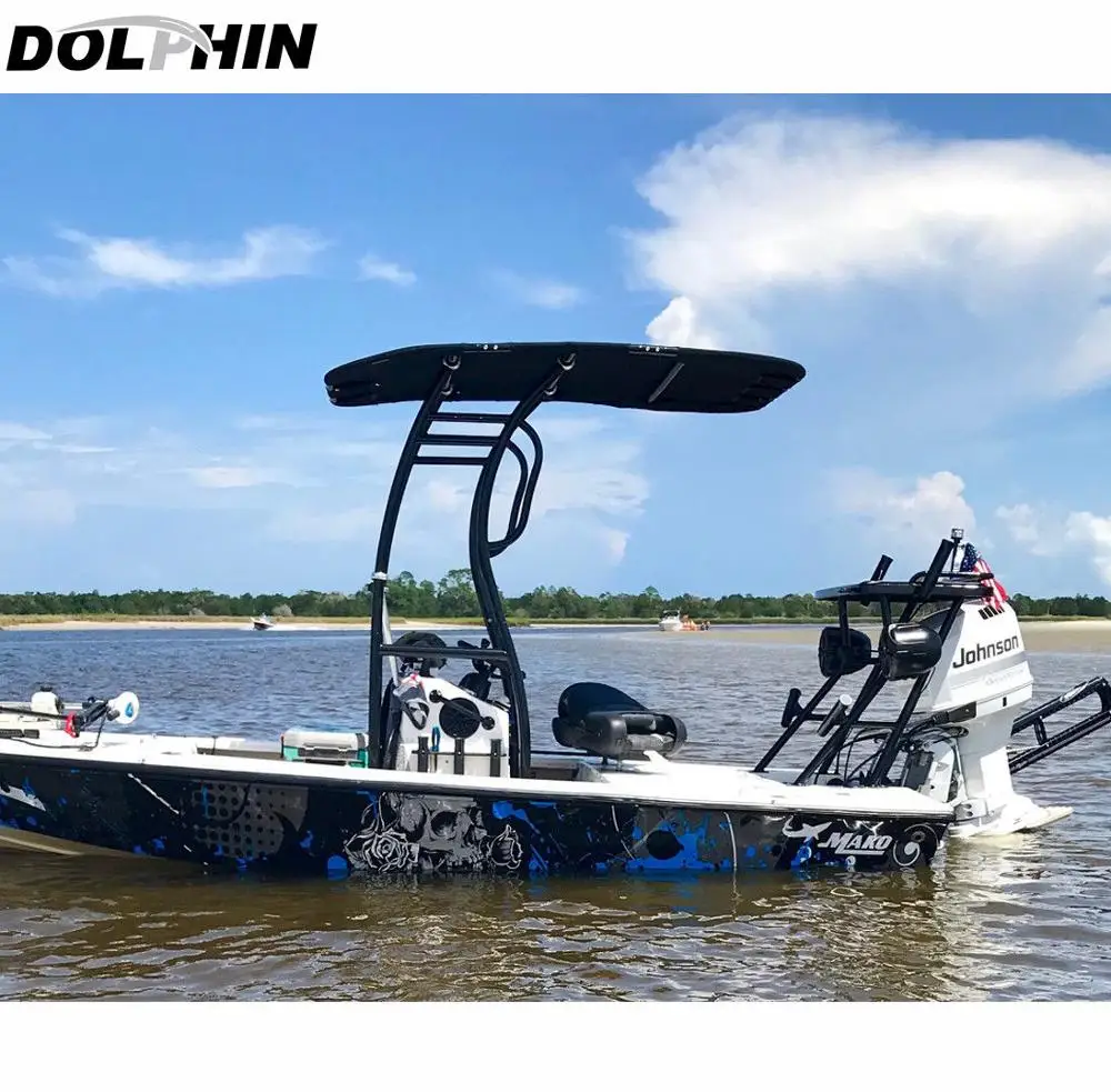 Акция! Dolphin Pro2 лодка T верхняя центральная консоль сверхпрочная T-TOP черная рамка |