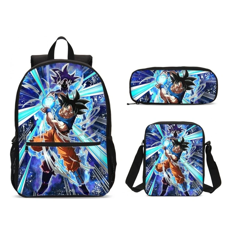 

Japan Anime Dragon Ball Z School Backpacks Dragon Ball Super Son Goku Canvas Super Saiyan Schoolbag Travel Bags Computer Package