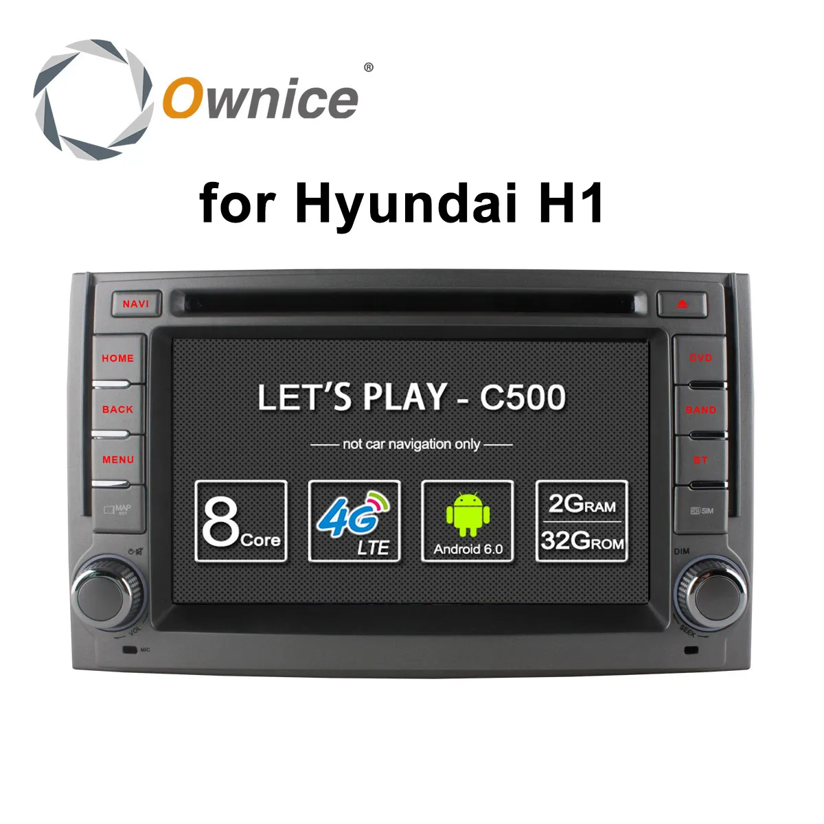 4G SIM LTE Octa Core автомобильный dvd плеер Android 6 0 GPS Navi для Hyundai H1 Grand Starex 2007 2015 2 Гб RAM 16 ROM